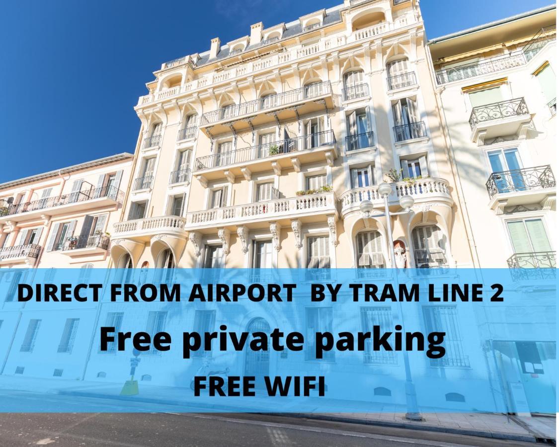 Le 323 Prom - 2 Chambres - Ac - Parking - Tram Et Supermarche Proches - Front De Mer 니스 외부 사진